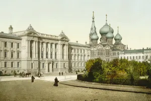 Palace of Justice and Church of St Panteleimon Monastery, Odessa, Russia, c1880s-c1890s Palace of Justice and Church of St Panteleimon Monastery, Odessa, Russia, c1880s-c1890s