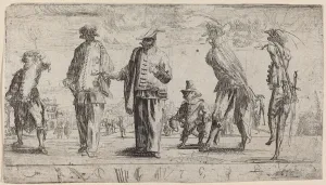 Pantaloons, 1632. Creator: Stefano della Bella Pantaloons, 1632. Creator: Stefano della Bella