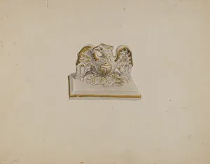 Paperweight, c. 1940. Creator: Roberta Spicer Paperweight, c. 1940. Creator: Roberta Spicer