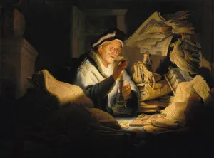 Rembrandt Prints: Rembrandt's The Parable of the Rich Fool Print, 1627