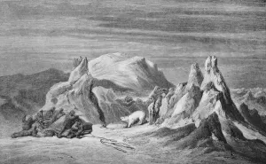 A Party from the Tegetthoff Encounters A Bear, c1876, (1928) A Party from the Tegetthoff Encounters A Bear, c1876, (1928)