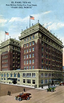 Paso del Norte Hotel, El Paso, Texas, USA, c1916 Paso del Norte Hotel, El Paso, Texas, USA, c1916
