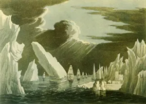 Passage Through the Ice, June 1818, (1946). Creator: Unknown Passage Through the Ice, June 1818, (1946). Creator: Unknown