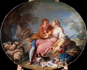 Pastoral Scene, 1740. Artist: Francois Boucher Pastoral Scene, 1740. Artist: Francois Boucher