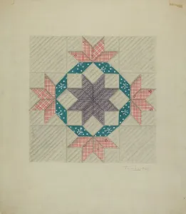 Framed Print : Vintage Patchwork Quilt Pattern Print Framed Print : Vintage Patchwork Quilt Pattern Print