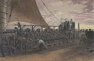 The Paying-out Machinery in the Stern of the Great Eastern, 1865