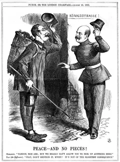 Peace - and No Pieces!, 1866. Artist: John Tenniel Peace - and No Pieces!, 1866. Artist: John Tenniel