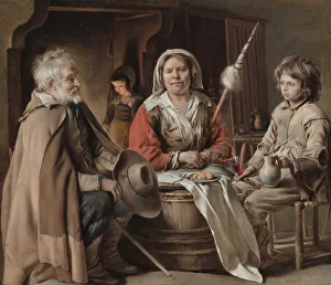 Man Drinking Wine