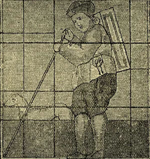 The Pedlar and his Dog, formerly in Lambeth Church, (c1878). Creator: Unknown The Pedlar and his Dog, formerly in Lambeth Church, (c1878). Creator: Unknown