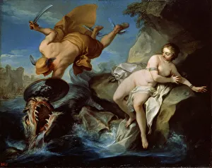 Perseus and Andromeda, 17th century. Artist: Carle van Loo Perseus and Andromeda, 17th century. Artist: Carle van Loo