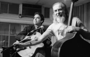 Peter Ind (bass) and Howard Alden, Tenor Clef, Hoxton Sq, London, July, 1992. Creator Peter Ind (bass) and Howard Alden, Tenor Clef, Hoxton Sq, London, July, 1992. Creator
