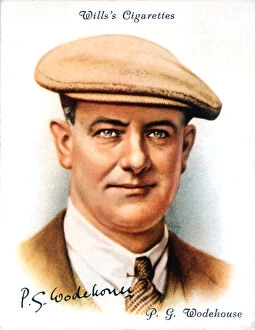 PG Wodehouse, English novelist and writer, 1937