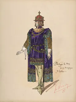Philip the Good, Duke of Burgundy; costume design for Jeanne d'Arc by the Paris Opera Philip the Good, Duke of Burgundy; costume design for Jeanne d'Arc by the Paris Opera