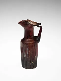 Blown Glass Gallery: Pitcher, 5th-6th century. Creator: Unknown