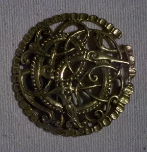 The Pitney Brooch, Anglo-Scandinavian, second half of the 11th century. Artist: Unknown The Pitney Brooch, Anglo-Scandinavian, second half of the 11th century. Artist: Unknown