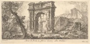 Plate 24: Arch of Pola in Istria near the Gate (Arco di Pola in Istria vicino alla Por Plate 24: Arch of Pola in Istria near the Gate (Arco di Pola in Istria vicino alla Por