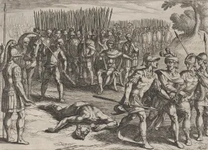 Plate 3: Claudius Civilis Arrested and his Brother Paulus Beheaded Plate 3: Claudius Civilis Arrested and his Brother Paulus Beheaded
