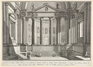 Plate 9: Colonnaded hall according to the custom of the ancient Romans Plate 9: Colonnaded hall according to the custom of the ancient Romans