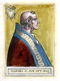 Images Dated 15th August 2006: Pope John II (d535), c19th century