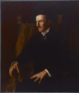 Nikola Tesla Prints: Nikola Tesla Print, Nordsee Museum Husum Collection