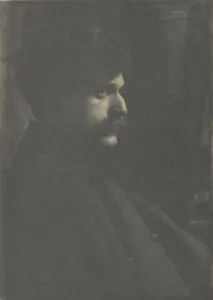 Portrait of Alfred Stieglitz, c. 1899. Creator: Frank Eugene Portrait of Alfred Stieglitz, c. 1899. Creator: Frank Eugene