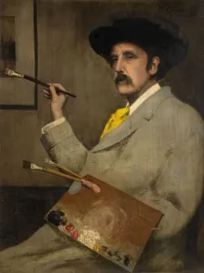 Portrait of the Artist, 1910. Creator: Walter Greaves Portrait of the Artist, 1910. Creator: Walter Greaves