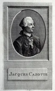 Portrait of the author Jacques Cazotte (1720-1792). Artist: French master Portrait of the author Jacques Cazotte (1720-1792). Artist: French master