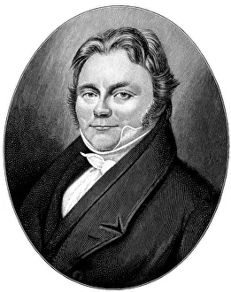 Portrait of the chemist Jons Jakob Berzelius (1779-1848), 1830s. Artist: Anonymous Portrait of the chemist Jons Jakob Berzelius (1779-1848), 1830s. Artist: Anonymous