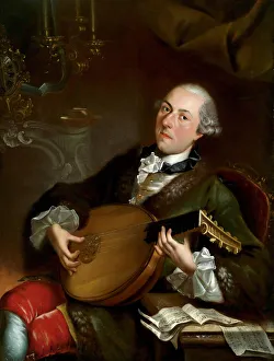 Portrait of the Composer Filippo Della Casa (1737?1810). Artist: Crespi, Luigi (1709-1779) Portrait of the Composer Filippo Della Casa (1737?1810). Artist: Crespi, Luigi (1709-1779)