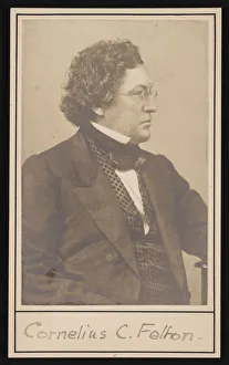 Portrait of Cornelius Conway Felton (1807-1862), Before 1862. Creator: Unknown Portrait of Cornelius Conway Felton (1807-1862), Before 1862. Creator: Unknown