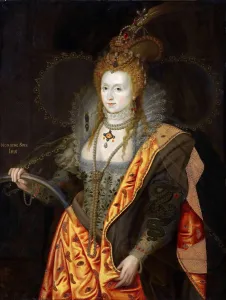 Related Images Gallery: Portrait of Elizabeth I of England (1533-1603), in ballet costume as Iris (Rainbow Portrait)