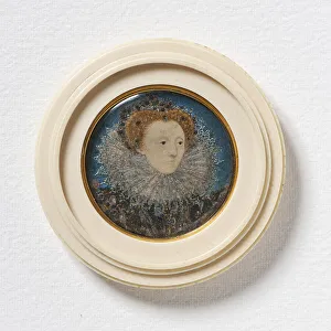 Portrait of Elizabeth I of England. Artist: Hilliard, Nicholas (c. 1547-1619) Portrait of Elizabeth I of England. Artist: Hilliard, Nicholas (c. 1547-1619)