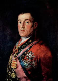 Medal Gallery: Portrait of Field Marshal Arthur Wellesley, 1st Duke of Wellington, c1814. Artist: Francisco Goya