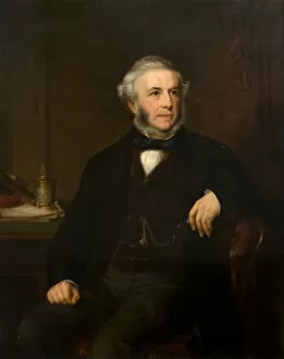Manufacturer Gallery: Portrait of George Richards Elkington (1800-1865), 1865. Creator: Samuel West