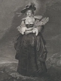 Portrait of Helena Fourment, Rubens second wife, wearing a fur coat over her shoulders Portrait of Helena Fourment, Rubens second wife, wearing a fur coat over her shoulders