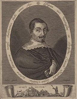 Portrait of Jacob Judah Leon (1602-1675). Artist: Italia, Salom (ca 1619-ca 1655) Portrait of Jacob Judah Leon (1602-1675). Artist: Italia, Salom (ca 1619-ca 1655)