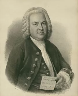 Portrait of Johann Sebastian Bach, 1840