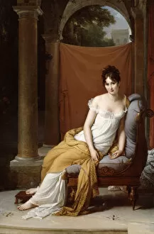 Images Dated 15th August 2005: Portrait of Juliette Recamier, 1805. Artist: Francois Pascal Simon Gerard