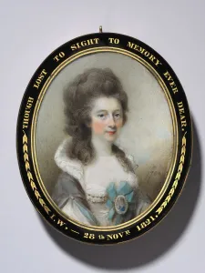 Portrait of Lady Grace Anna Newenham, 1784. Creator: Horace Hone (British, 1756-1825) Portrait of Lady Grace Anna Newenham, 1784. Creator: Horace Hone (British, 1756-1825)