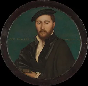 Portrait of a Man (Sir Ralph Sadler?), 1535. Creator: Workshop of Hans Holbein the Younger Portrait of a Man (Sir Ralph Sadler?), 1535. Creator: Workshop of Hans Holbein the Younger