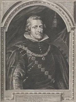 Portrait of Philip IV, 1630., 1630. Creator: Paulus Pontius Portrait of Philip IV, 1630., 1630. Creator: Paulus Pontius