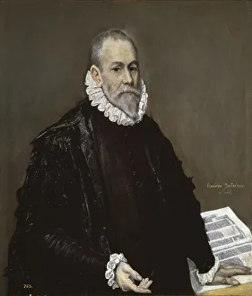 Portrait of a Physician, 1582-1585. Artist: El Greco, Dominico (1541-1614) Portrait of a Physician, 1582-1585. Artist: El Greco, Dominico (1541-1614)