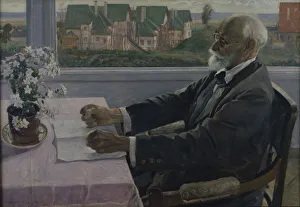 Portrait of the physiologist, psychologist, and physician Ivan P. Pavlov (1849-1936), 1935 Portrait of the physiologist, psychologist, and physician Ivan P. Pavlov (1849-1936), 1935