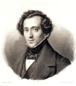 その他 Felix Mendelssohn Bartholdy/ Portrait Portrait of Felix Mendelssohn-Bartholdy, 1860S (Print