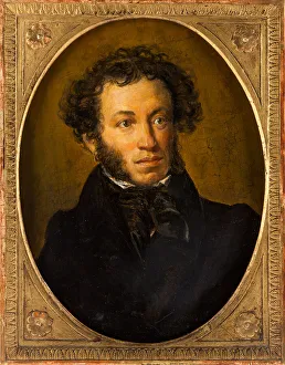 Portrait of Alexander Pushkin, 19th cen. Print