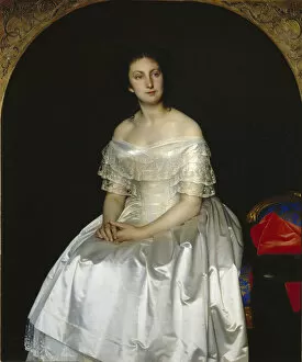 Portrait of Princess Maria Vasilyevna Vorontsova (1819-1894), 1851. Artist: Zaryanko