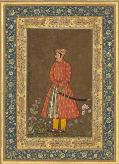 Portrait of Rup Singh, Folio from the Shah Jahan Album, verso: ca. 1615-20; recto: ca Portrait of Rup Singh, Folio from the Shah Jahan Album, verso: ca. 1615-20; recto: ca