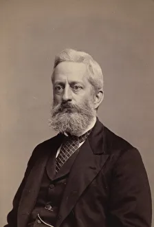 Portrait of William Jones Rhees (1830-1907), Circa 1880s/1890s. Creator: Unknown Portrait of William Jones Rhees (1830-1907), Circa 1880s/1890s. Creator: Unknown