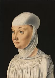 1497 Gallery: Portrait of a Woman, Possibly a Novice of San Secondo, c. 1490. Creator: Jacometto Veneziano