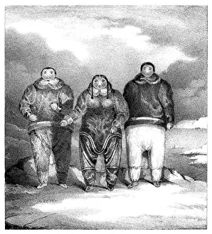 Poyettak, Kakikagiu, Aknalua, early 19th century.Artist: John Brandard Poyettak, Kakikagiu, Aknalua, early 19th century.Artist: John Brandard